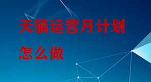 天貓運(yùn)營月計(jì)劃
