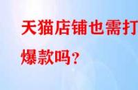 天貓店鋪也需打造爆款嗎？
